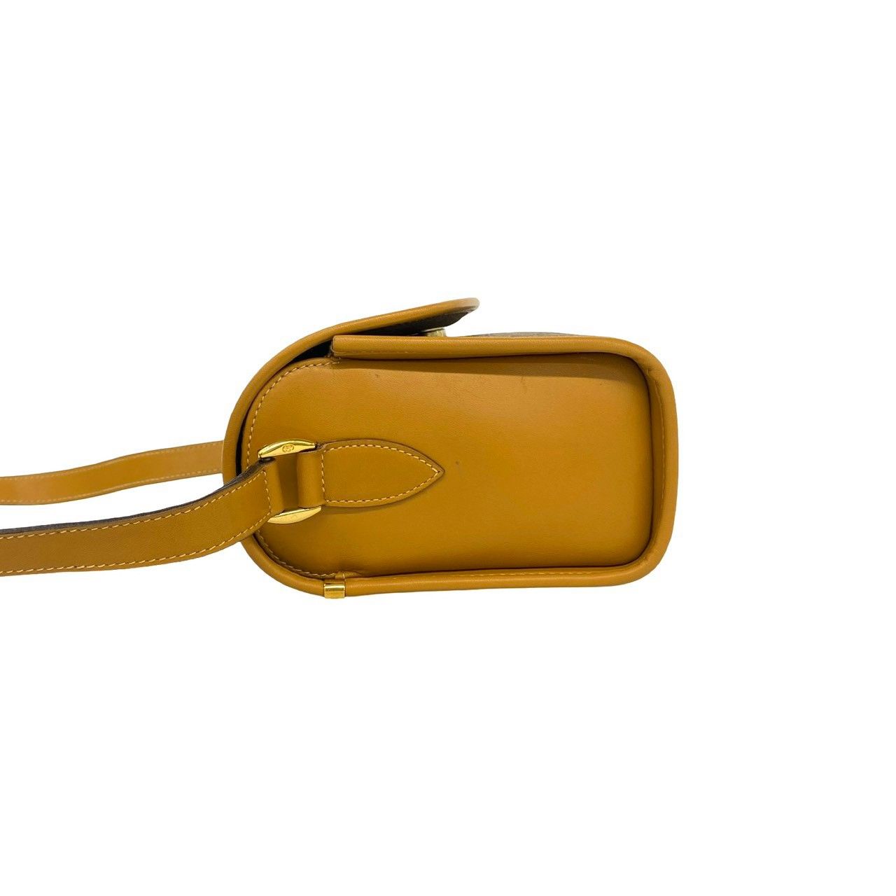 Gucci Vintage GG Logo Pattern Leather Shoulder Bag Pochette Brown — view 5