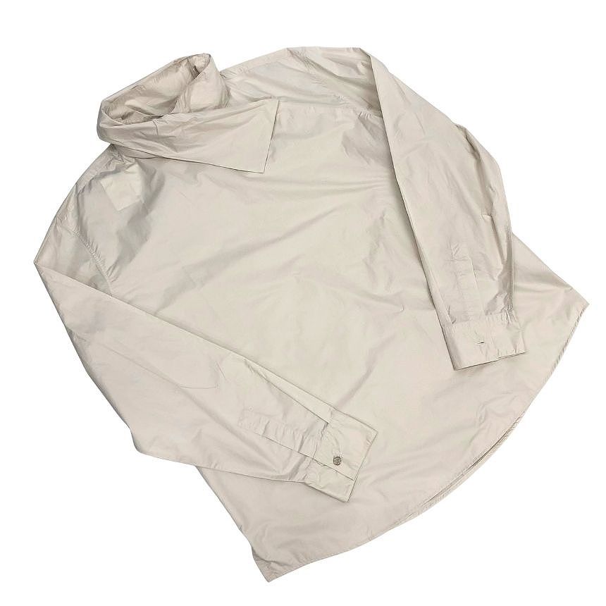 Hermes Cotton Pullover Shirt Light Beige Sweater