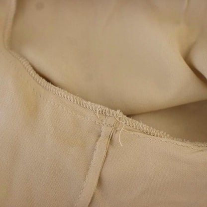 Gucci Bow Tie Blouse Shirt Long Sleeve Silk Beige 38 — view 8