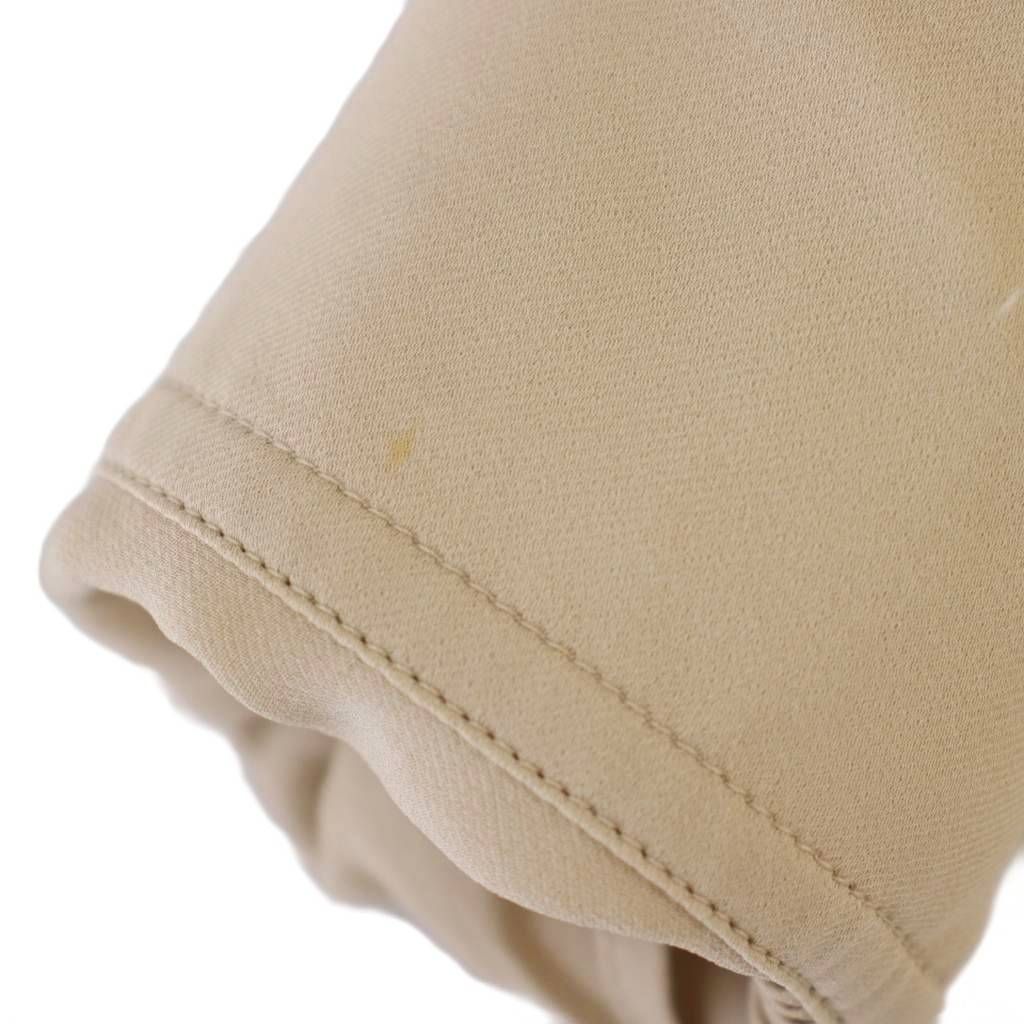 Gucci Bow Tie Blouse Shirt Long Sleeve Silk Beige 38 — view 7