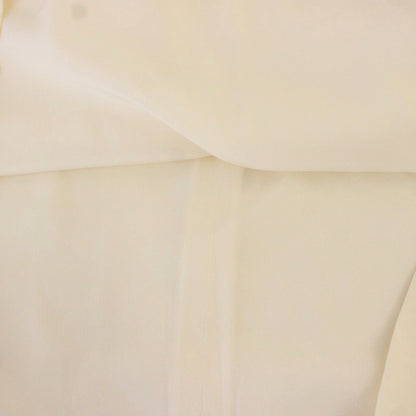 Dior Silk Ruffle Dress Knee-length Sleeveless White — view 8