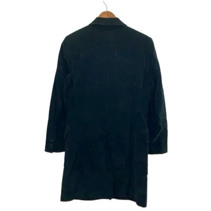 Dolce & Gabbana Long Coat Deep Green Corduroy Gold Color Long Sleeve 46 — view 2