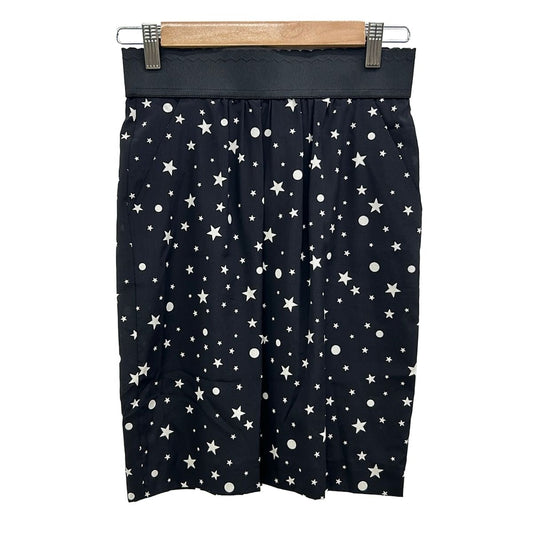 Dolce & Gabbana Skirt S Black White Knee-length Dot Pattern 36