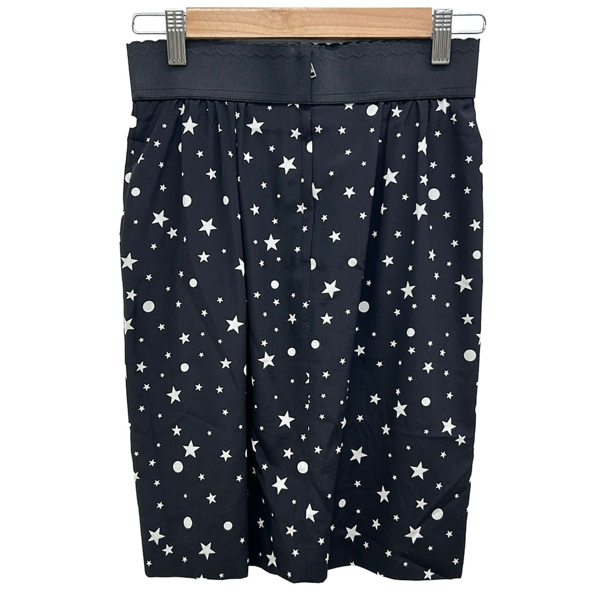 Dolce & Gabbana Skirt S Black White Knee-length Dot Pattern 36 — view 2