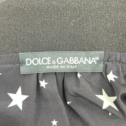 Dolce & Gabbana Skirt S Black White Knee-length Dot Pattern 36 — view 3