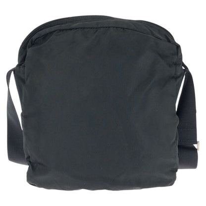 Prada Tessuto Black Silver Nylon Shoulder Bag — view 2