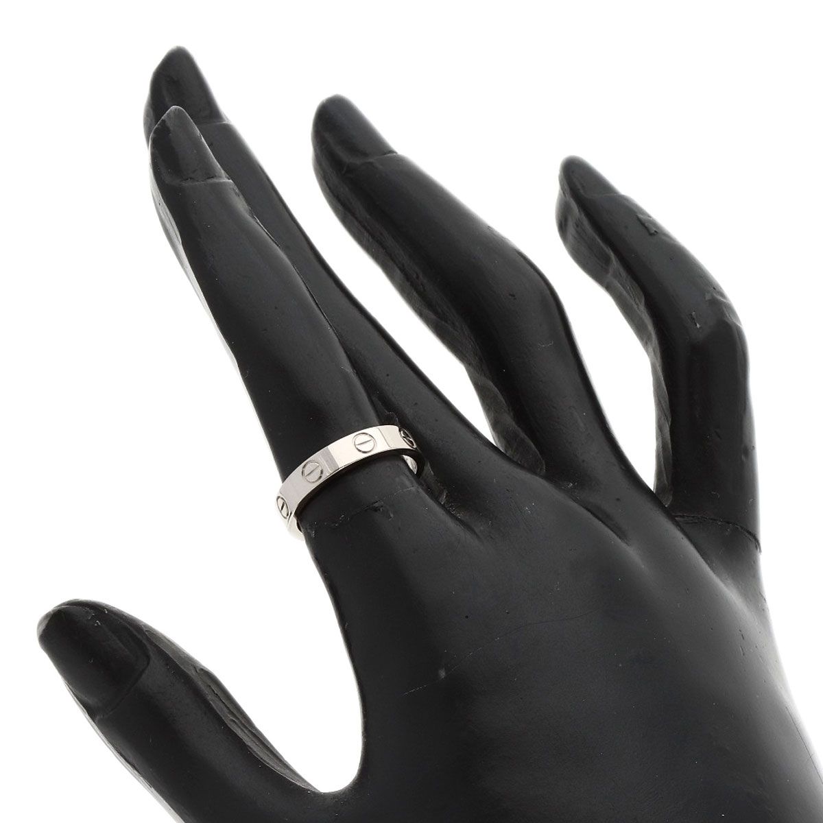 Cartier Mini Love Ring 49 18k White Gold — view 5