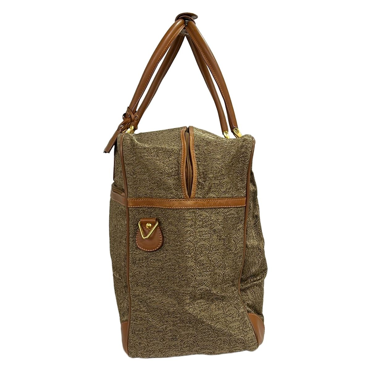 Gucci Boston Bag Beige Brown Logo Pattern Leather — view 4