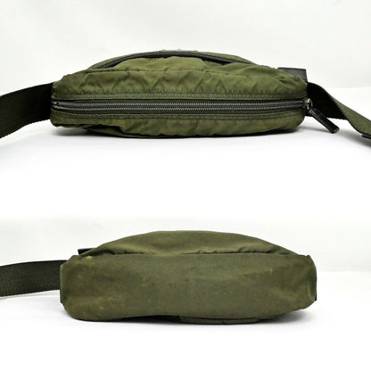 Prada Shoulder Bag Khaki Crossbody Nylon Green — view 4