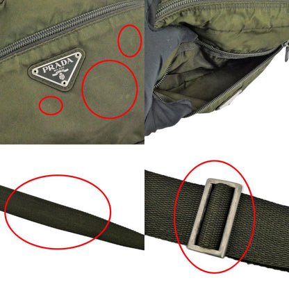 Prada Shoulder Bag Khaki Crossbody Nylon Green — view 7