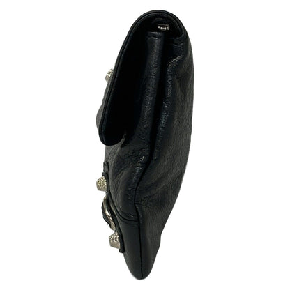 Balenciaga Clutch Giant Envelope Black Leather — view 4