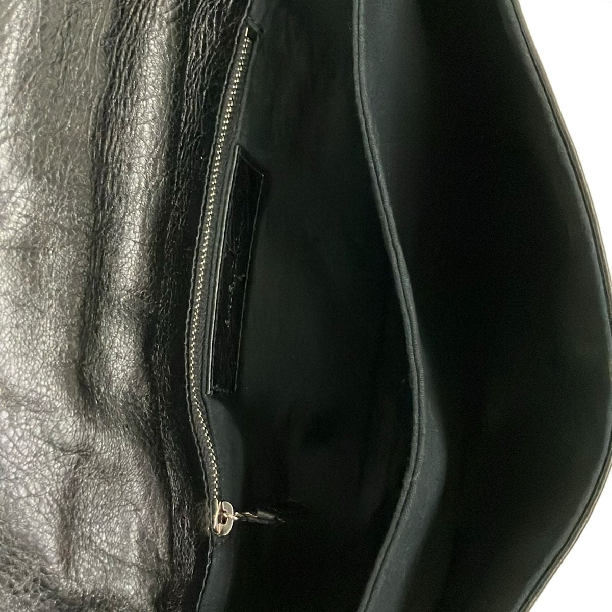 Balenciaga Clutch Giant Envelope Black Leather — view 7