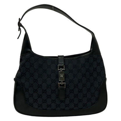 Gucci Shoulder Bag Jackie Black Leather