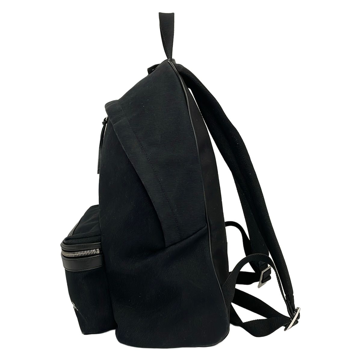Saint Laurent Paris Backpack City Black Leather — view 4