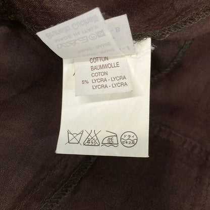 Brunello Cucinelli Long Sleeve Shirt Blouse M Dark Brown 42 — view 6