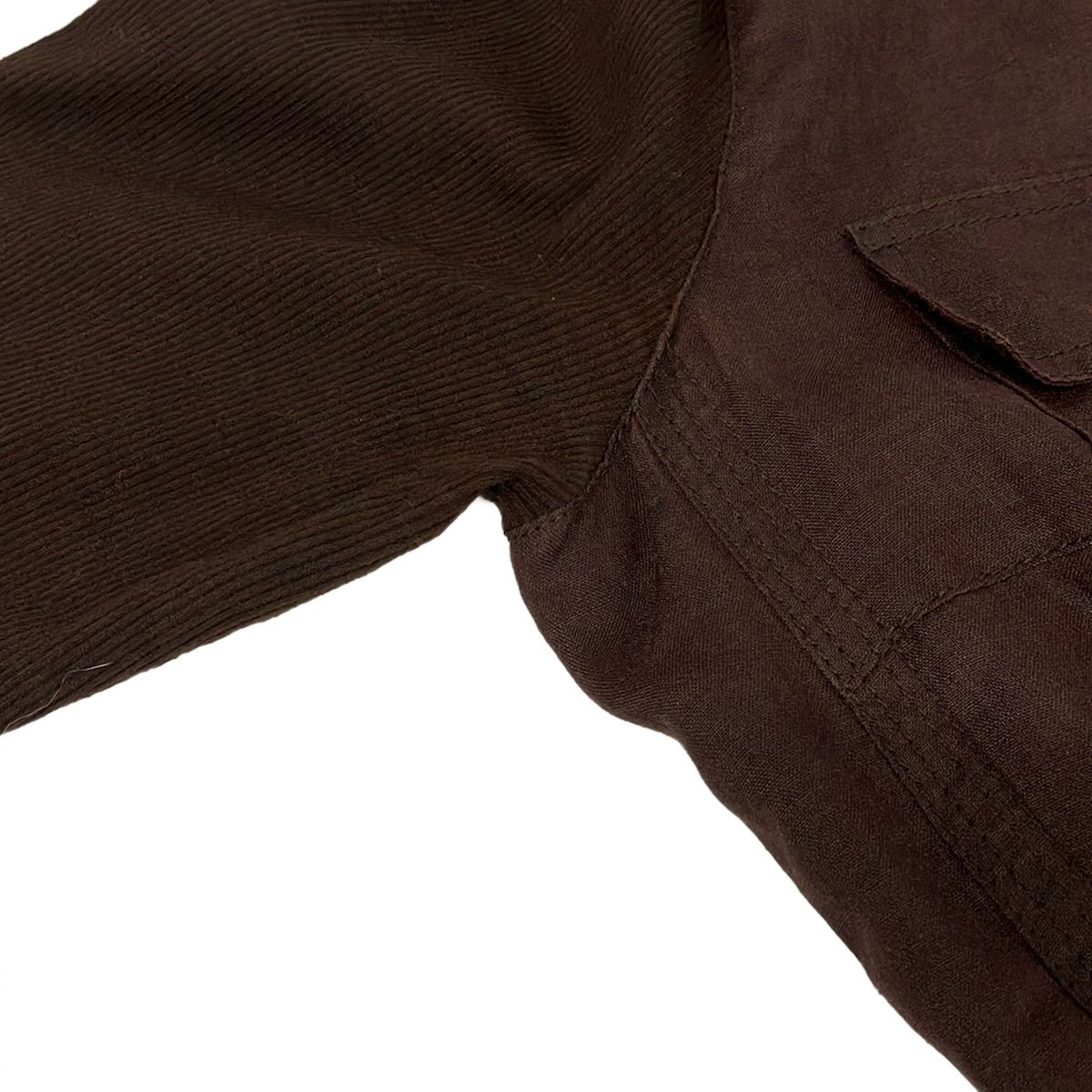 Brunello Cucinelli Long Sleeve Shirt Blouse M Dark Brown 42 — view 7