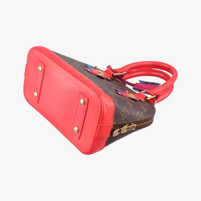 Louis Vuitton Alma BB Monogram Brown Flamingo Canvas Totem Handbag — view 4