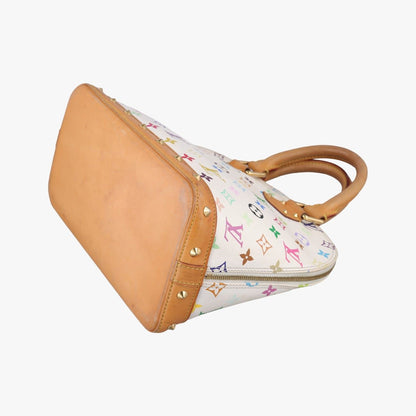 Louis Vuitton Alma PM Blanc Monogram Multicolor Handbag — view 6