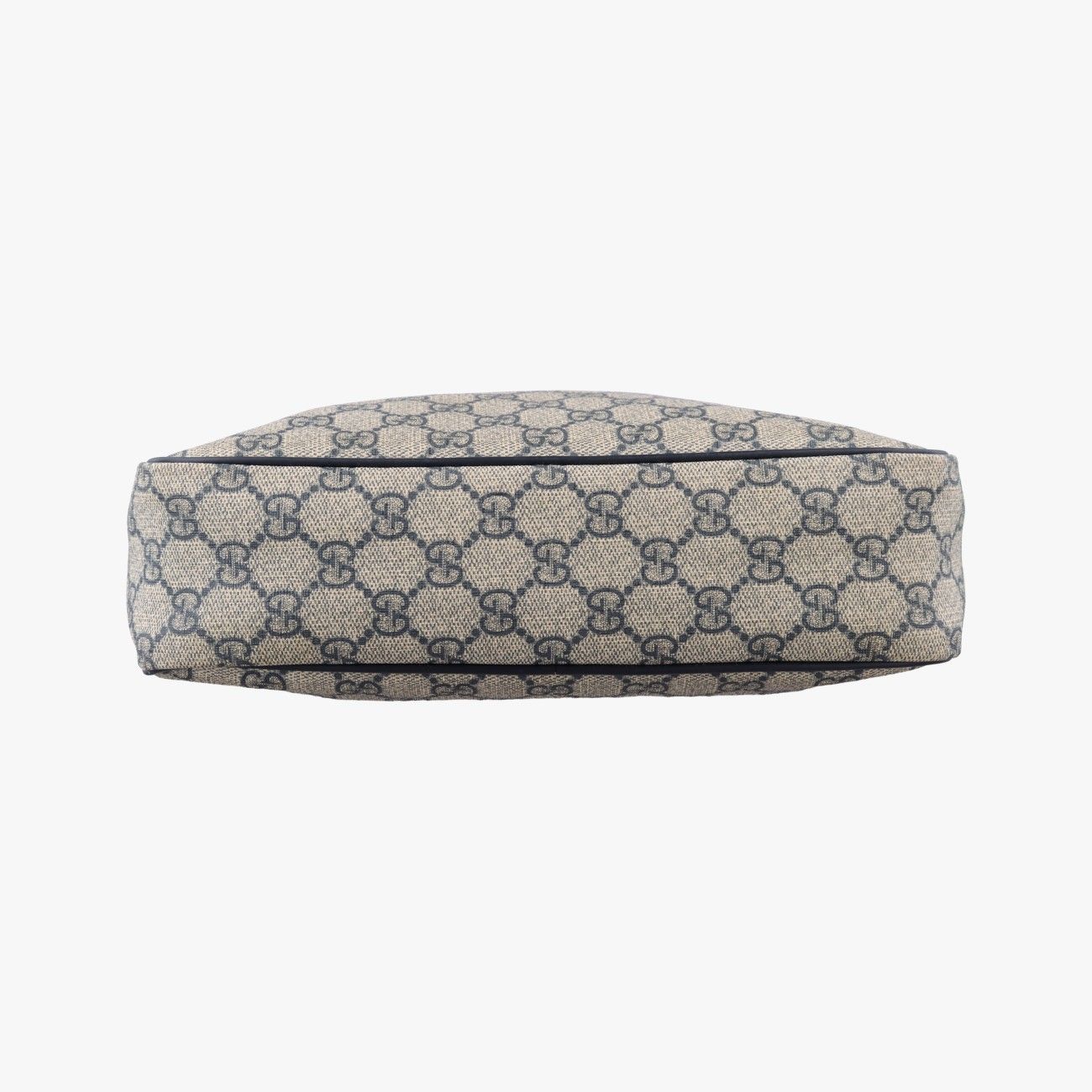 Gucci GG Supreme Messenger Beige Navy Leather — view 3
