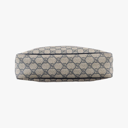 Gucci GG Supreme Messenger Beige Navy Leather — view 3