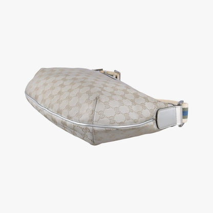 Gucci Sherry Line Gray Canvas Leather — view 6