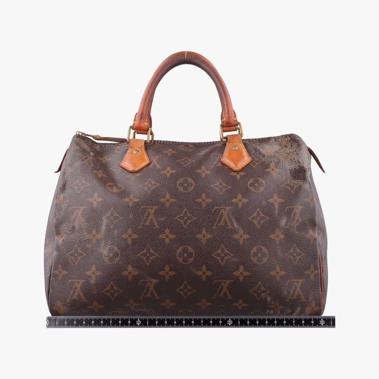 Louis Vuitton Speedy 30 Monogram Brown Canvas Handbag — view 2
