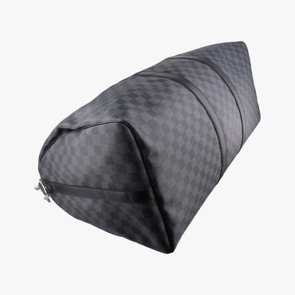 Louis Vuitton Keepall Bandouliere 45 Noir Damier Graphite — view 5