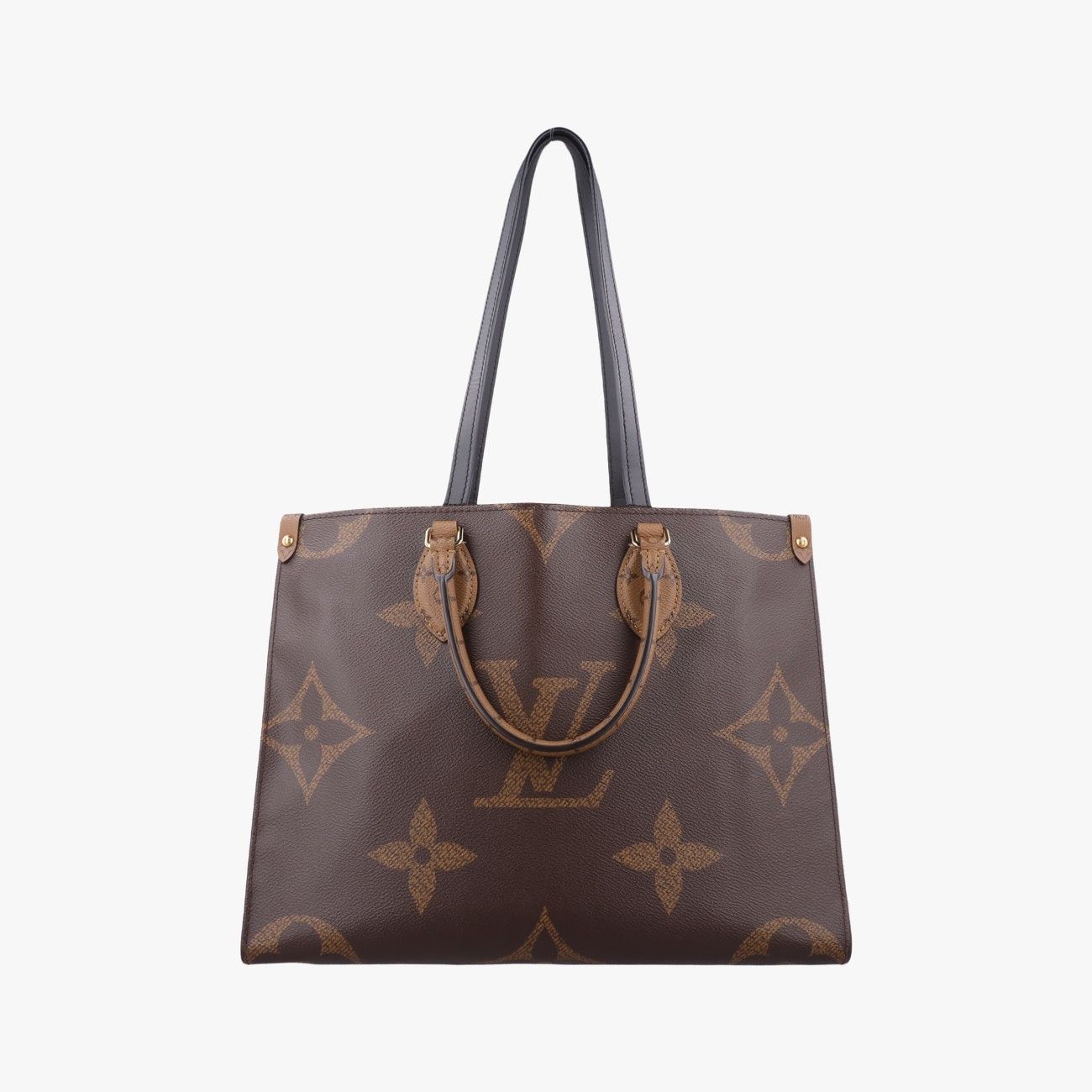 Louis Vuitton On The Go MM Monogram Brown Canvas Tote Bag