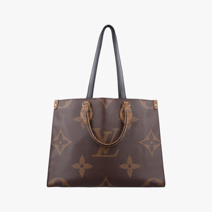 Louis Vuitton On The Go MM Monogram Brown Canvas Tote Bag