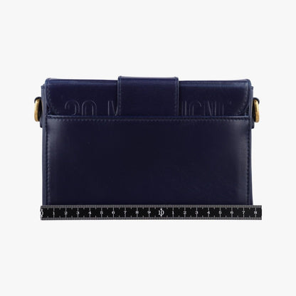 Dior 30 Montaigne Navy Leather Handbag — view 2