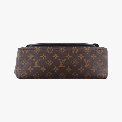 Louis Vuitton Marignan Monogram Brown Black Canvas Calfskin — view 3