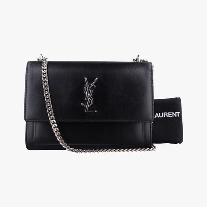 Saint Laurent Sunset Black Leather