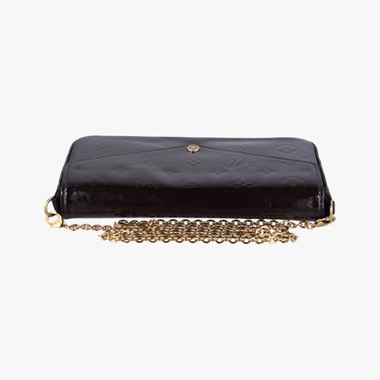 Louis Vuitton Pochette Felicie Amarante Vernis — view 8