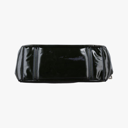 Chanel Chain Flap Bag Green Patent — view 3