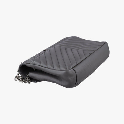 Saint Laurent Carre Gray Leather — view 7