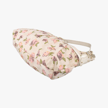 Fendi Zucca Print Chef Perforated Charm Multicolor Canvas Keychain — view 6