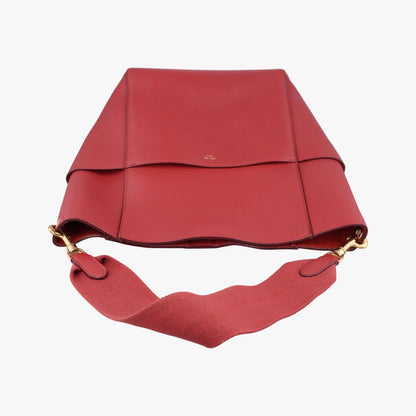 Celine Sangles Bucket Red Leather — view 8