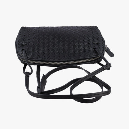 Bottega Veneta Nodini Intrecciato Black Lambskin — view 8