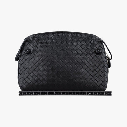 Bottega Veneta Nodini Intrecciato Black Lambskin — view 2