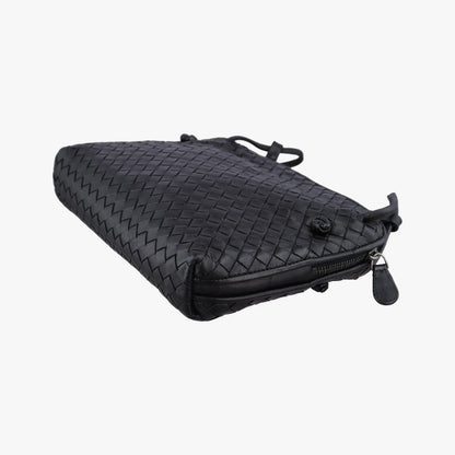 Bottega Veneta Nodini Intrecciato Black Lambskin — view 4