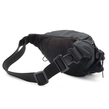 Chanel Sports Line CC Logo Waist Pouch Bag Nylon Canvas Black — view 2