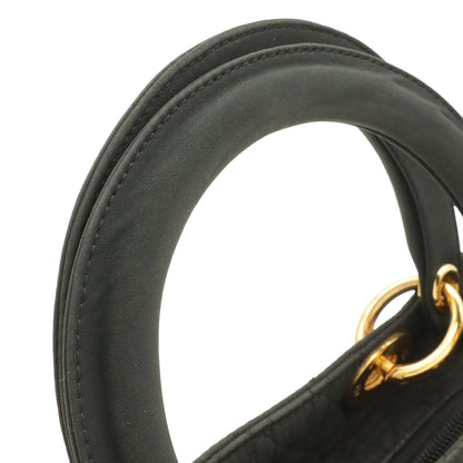 Dior Lady Cannage Medium Tote Bag Nylon Black Gold — view 5
