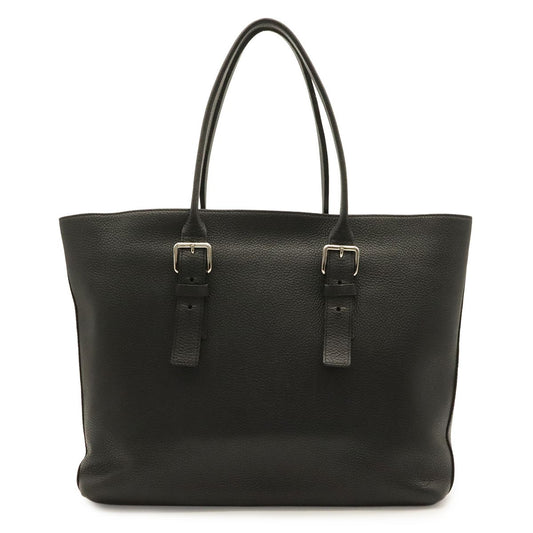 Louis Vuitton Cabas Voyage Tote Shoulder Bag Taurillon Leather Noir Black