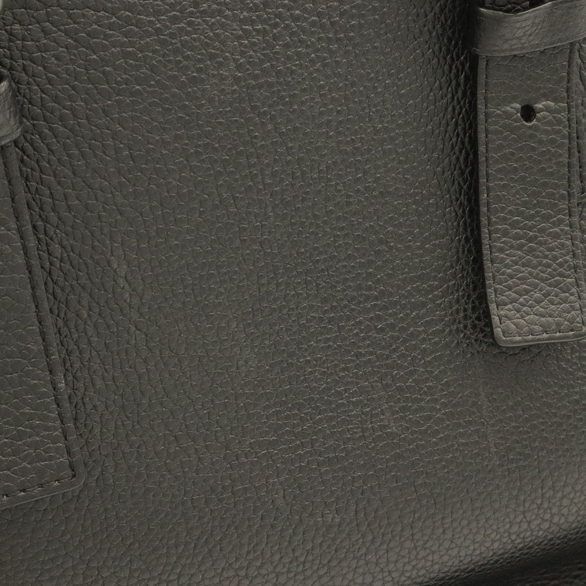 Louis Vuitton Cabas Voyage Tote Shoulder Bag Taurillon Leather Noir Black — view 4