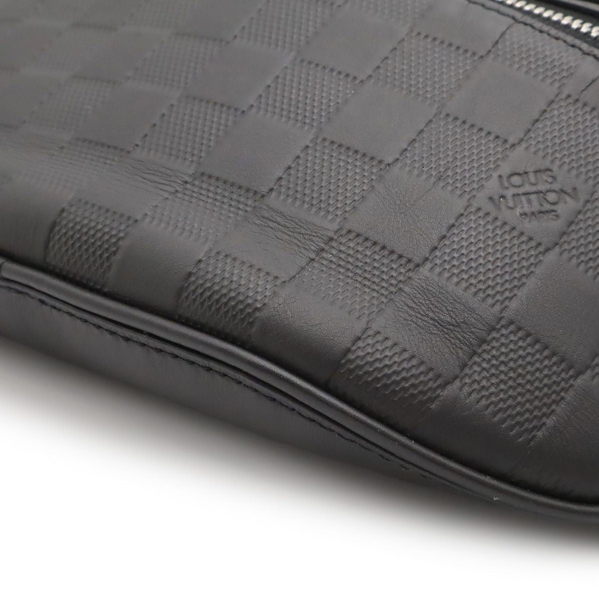 Louis Vuitton Damier Infini Campus Bum Bag Waist Pouch Onyx Black — view 3