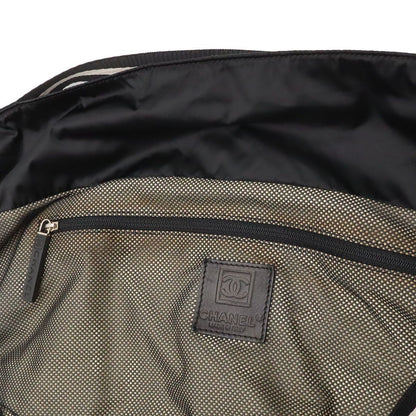 Chanel Sports Line CC Logo Tote Large Travel Bag Nylon Black — view 7