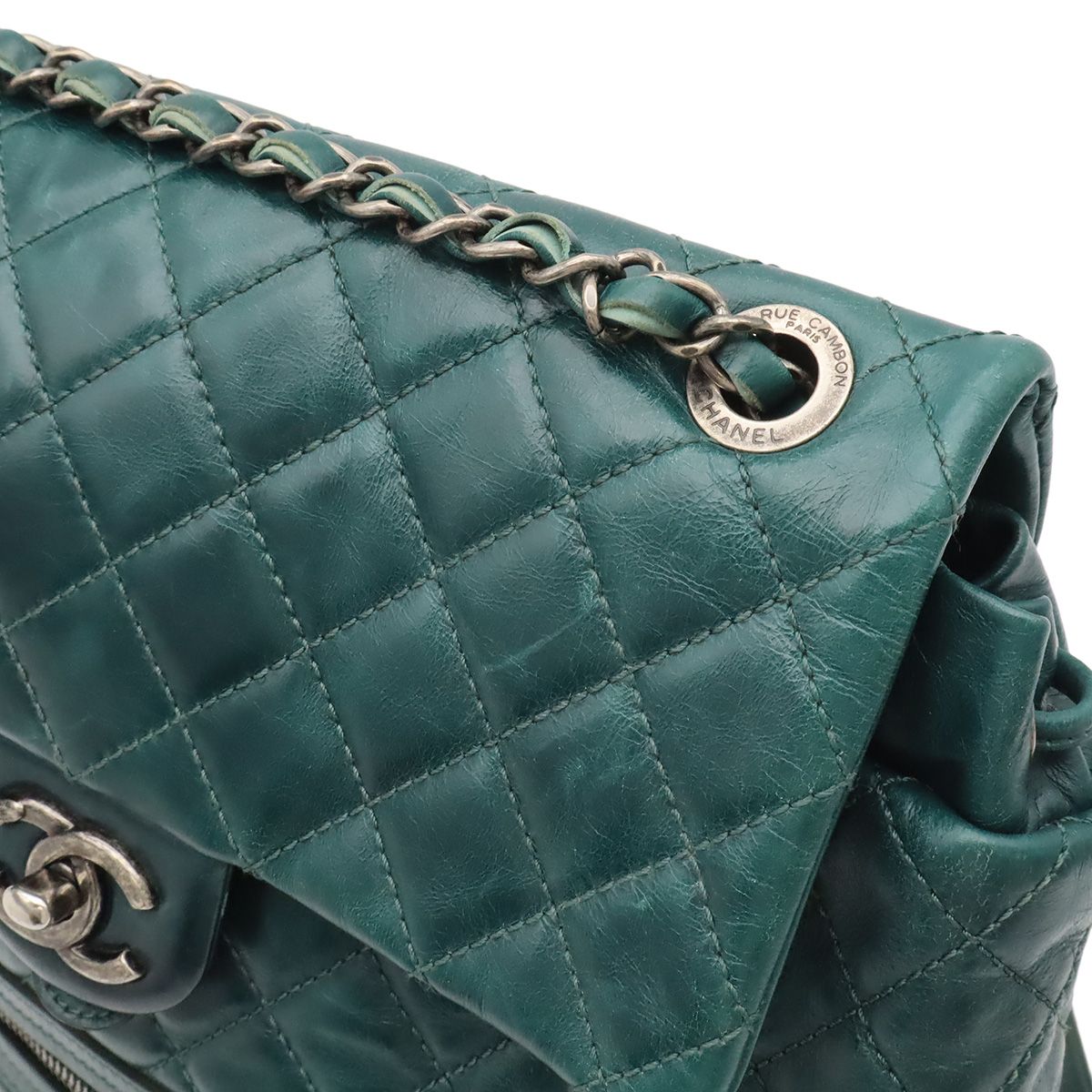 Chanel Quilted CC Logo Backpack Paris Salzburg Metiers D'art Collection Leather — view 4
