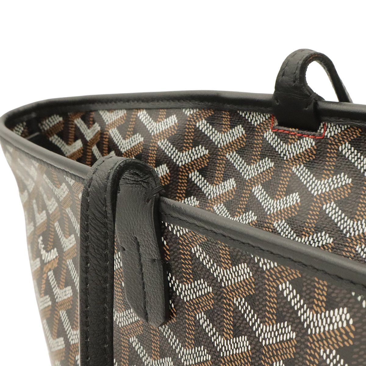 Goyard Artois MM Tote Shoulder Bag Leather White — view 4