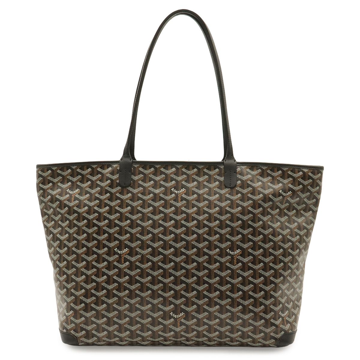 Goyard Artois MM Tote Shoulder Bag Leather White