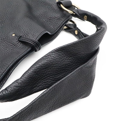 Celine Bittersweet Shoulder Bag Leather Black Gold — view 5